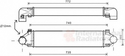 VAN WEZEL 59004173 -  Интеркулер